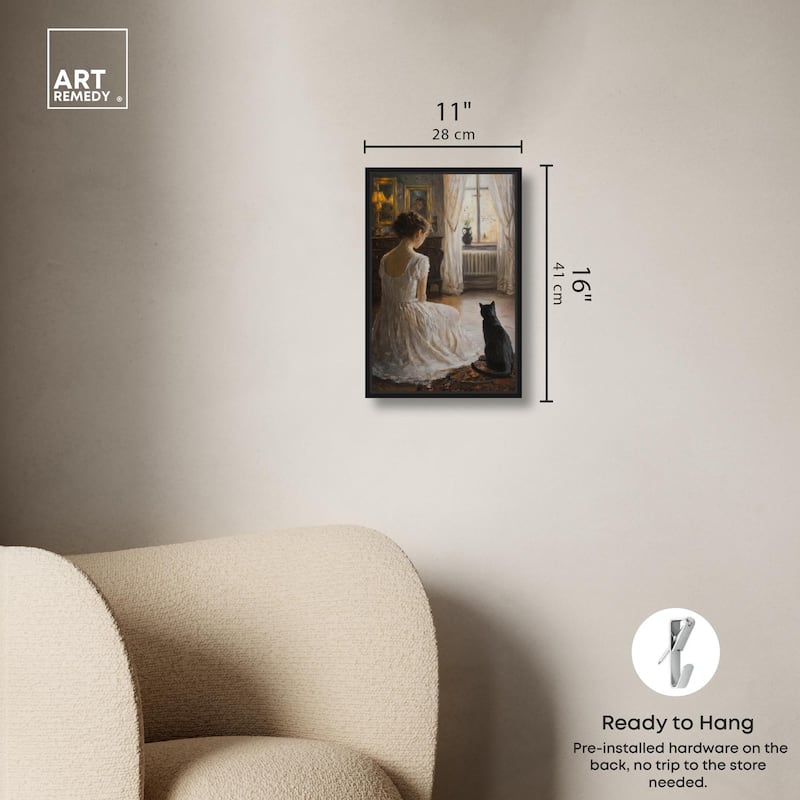 Her Faithful Companion Canvas by Art Remedy