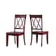Option Berry Red Chairs