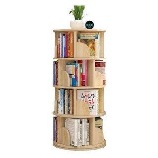 Student Rack Floating Shelves Rotating Bookshelf, Floor Bookcase Student Racks ...
