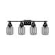 Option Plated Smoke Glass / Textured Black