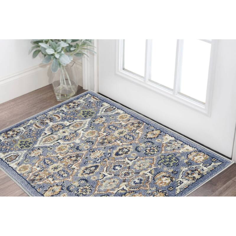 HomeRoots Floral Bohemian Rectangle Area Rug - 60.00 in. x 36.00 in. x 0.25 in. - 60.00 in. x 36.00 in.  x 0.25 in.