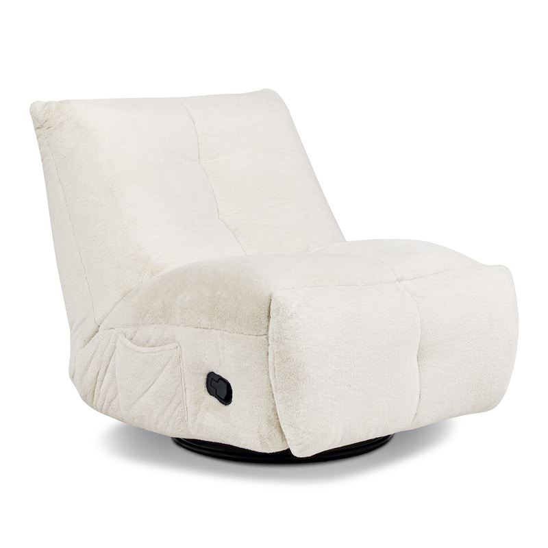 Rearden 35.5" Swivel Glider Manual Recliner Gaming Lounge Chair