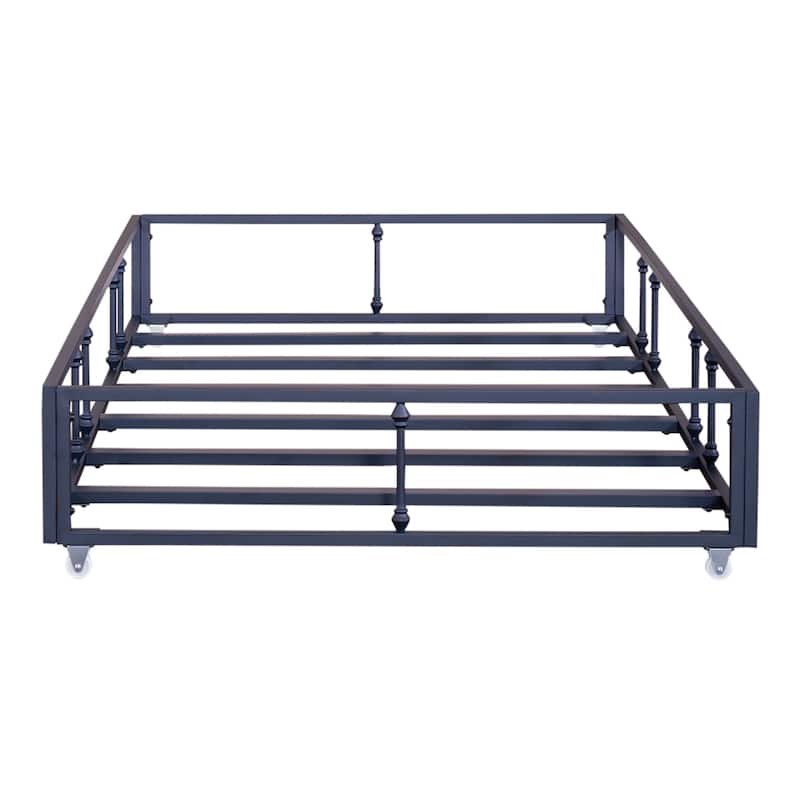 Vintage Series Distressed Metal Twin Metal Trundle
