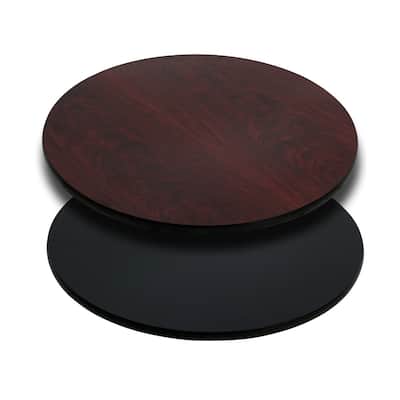 30'' Round Table Top with Reversible Laminate Top