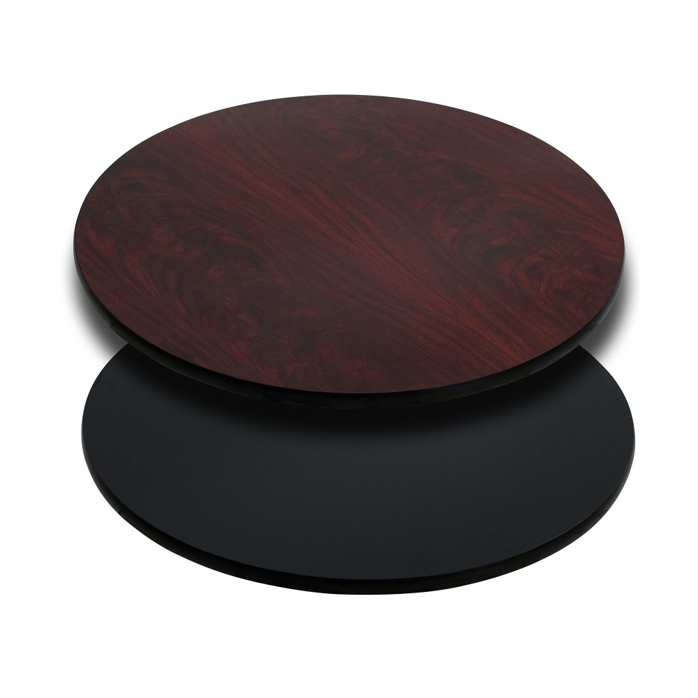 30'' Round Table Top with Reversible Laminate Top