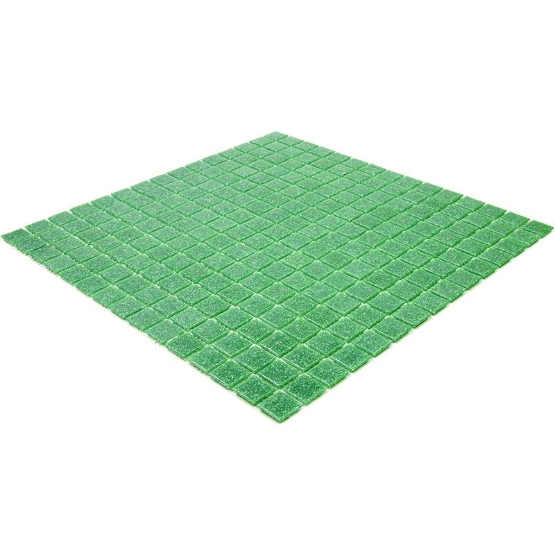 Apollo tile 12" x 12" Dune Glossy Sea Green Glass Tile (20 sq ft/case) - 20 Pack
