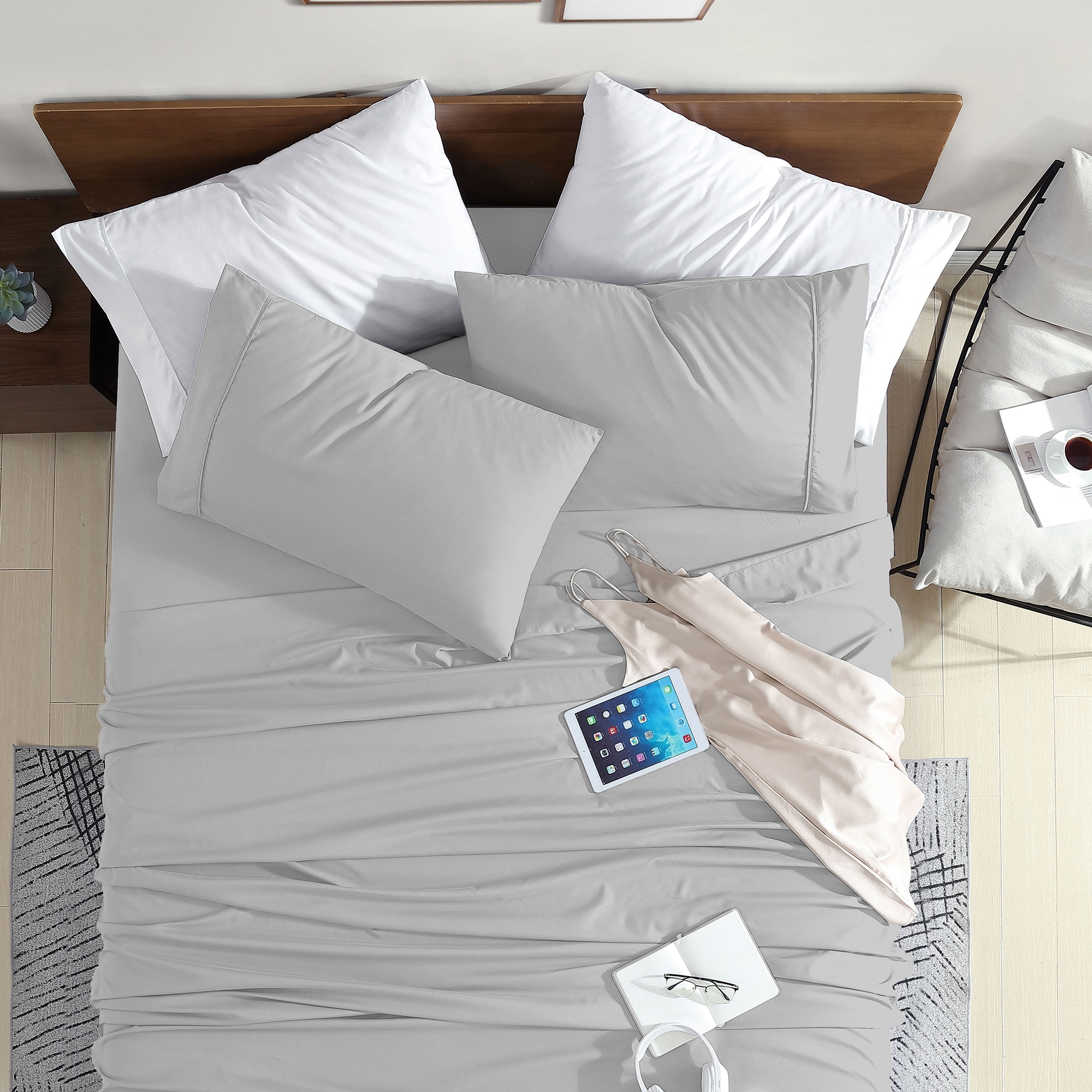 Swift Home Double Brushed Ultra Soft Microfiber Sheets - Picture 57 of 80
