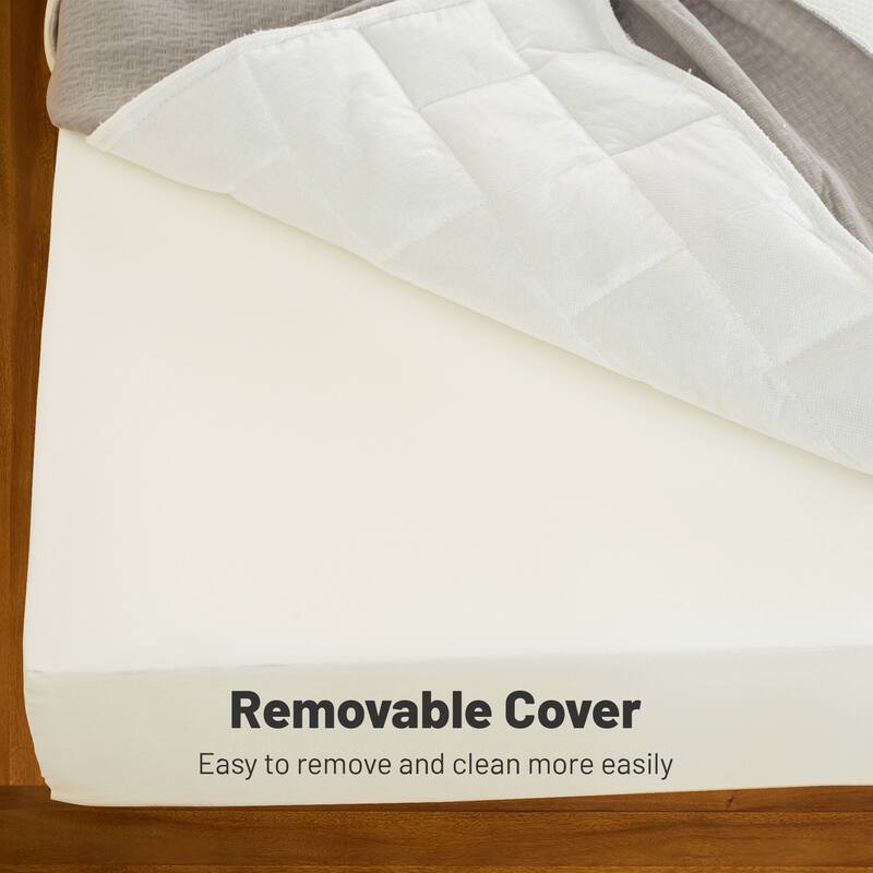 Onetan, 7-Inch Medium Firm High Density Foam Mattress, Comfortable Mattress for Cooler Sleep, Zippered and Washable Cover