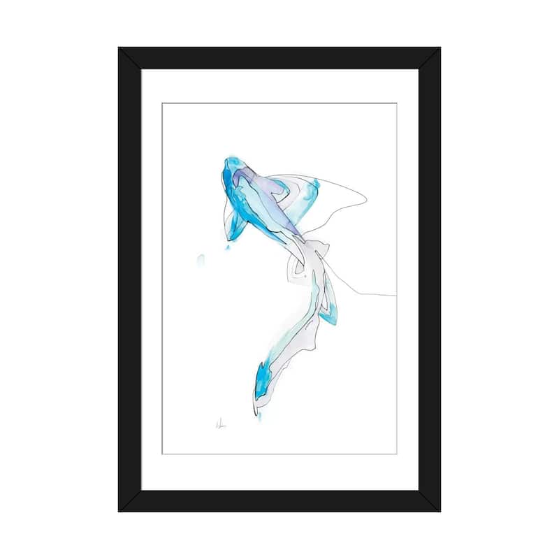 iCanvas "Phantom II" by Alexis Marcou - Black - 32x24x1