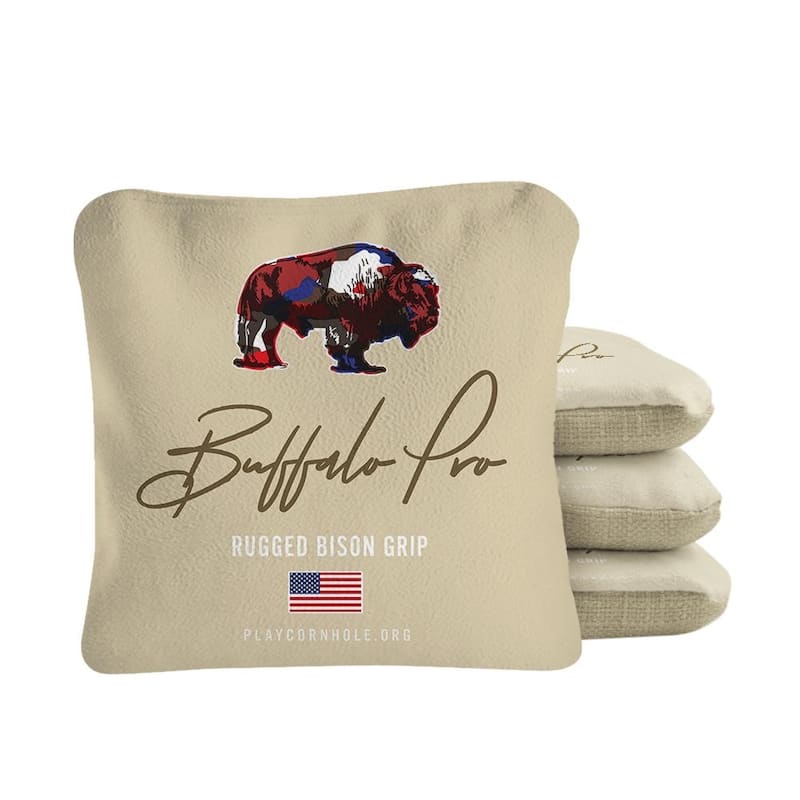 Buffalo Tan Dual Sided Cornhole Bags