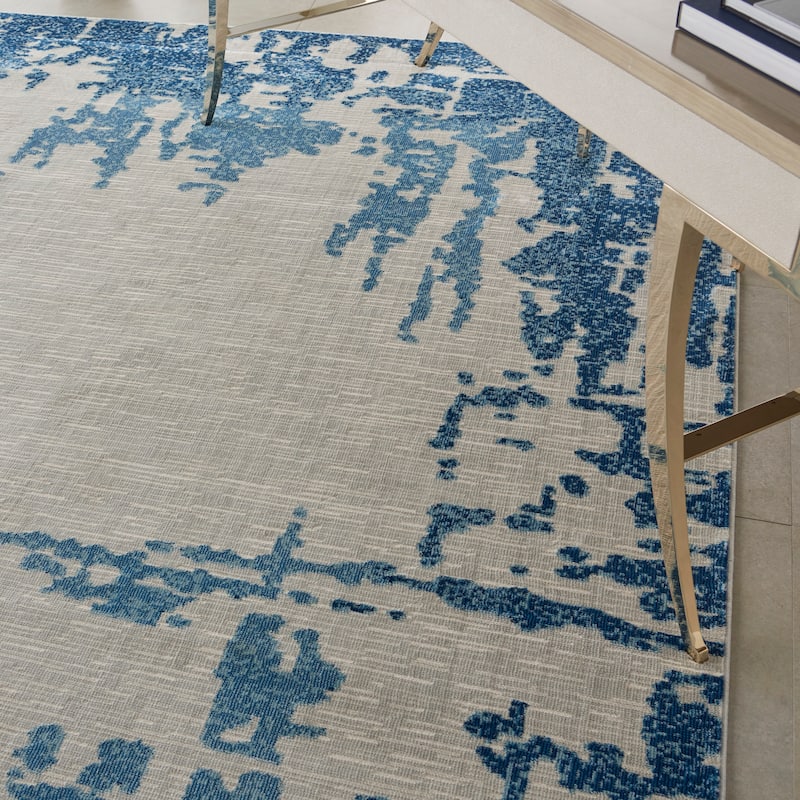 Nourison Etchings Indoor only Abstract Area Rug