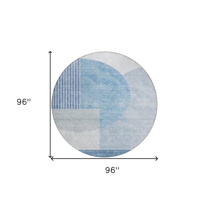 HomeRoots Geometric Transitional Rectangle Outdoor Rug