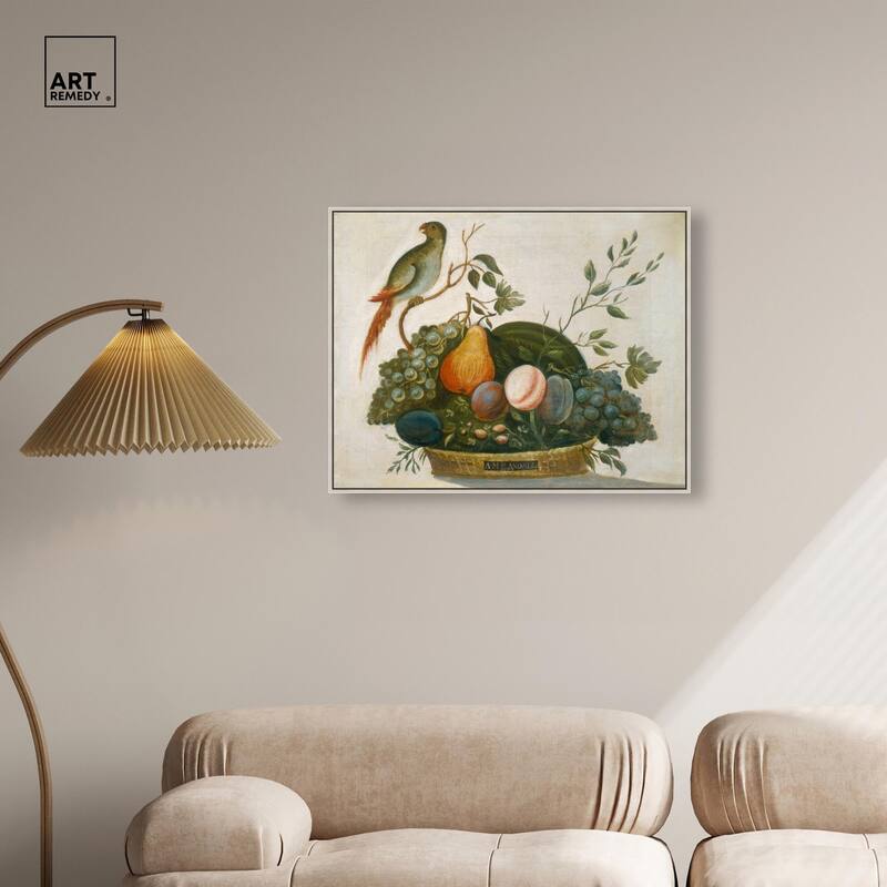 Randall Fruit with Parrot 1777 Canvas by Art Remedy