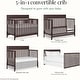 preview thumbnail 6 of 5, Evolur Atlas 5 in 1 Convertible Crib, Converts from Baby Crib to Toddler Bed