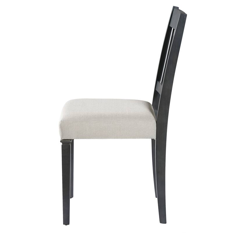 Retro 6-Piece Dining Room Set, Classic Wooden Table with 4 Chairs and Bench for Stylish Kitchen Decor