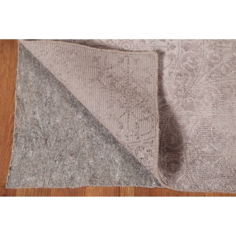 All-Over Geometric Modern Oriental Accent Rug Handmade Wool Carpet - 2'3"x 4'2"