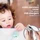 preview thumbnail 6 of 9, Geddy's Mom - Watch Your Mouth - USB Safety Cover - Dusty Aqua - 3/pk