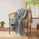 preview thumbnail 72 of 93, Madison Park Hand Made Chunky Double Knit Throw Blanket
