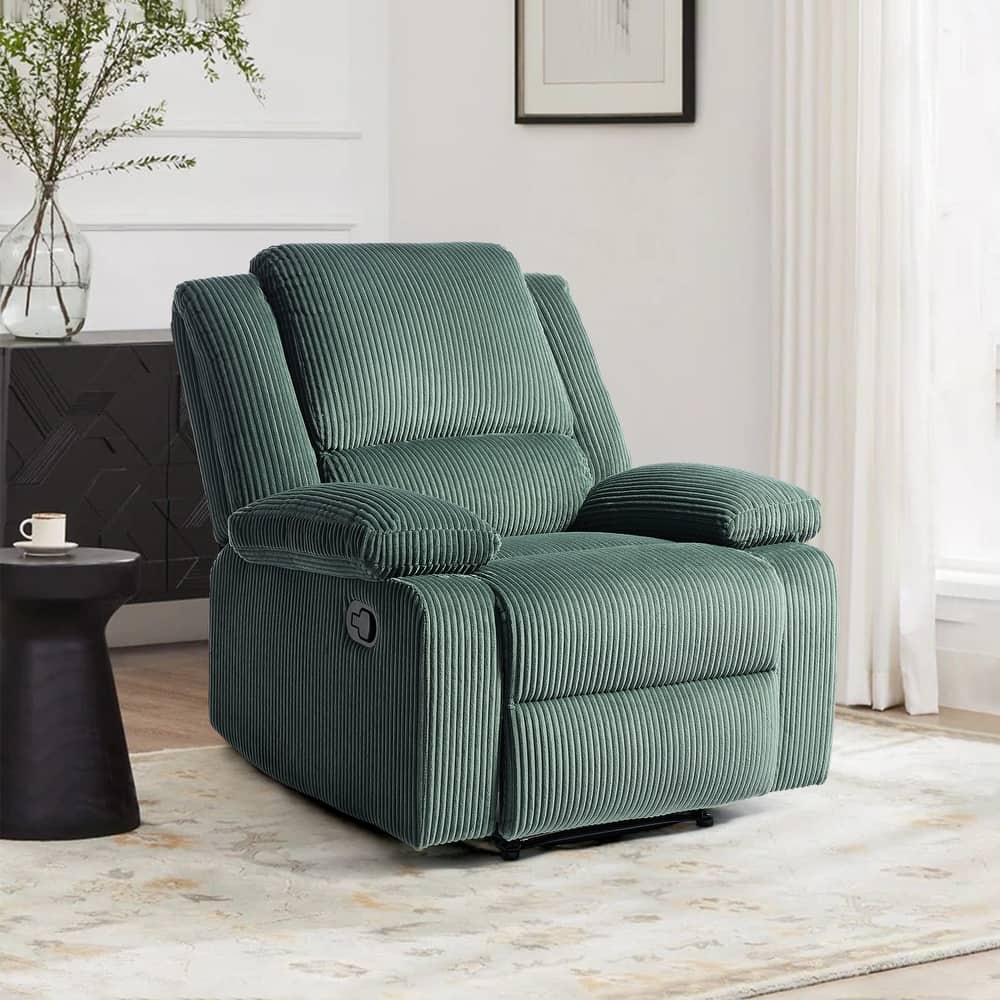 Corduroy Adjustable Recliner Chair Sofa for Living Room