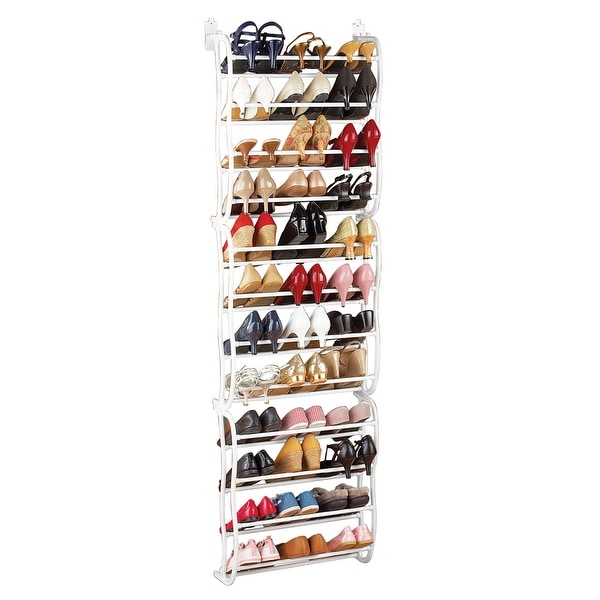 Over The Door Shoe Rack Organizer 25.250 x 8.900 x 4.000