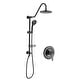 preview thumbnail 24 of 26, Proox 5-sprayer Rain Shower Faucet with Handheld Shower Soap Dish Shower+Valve - Oil Rubbed Bronze