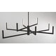 preview thumbnail 3 of 5, Kovacs P1478-L Articular 8 Light 36" Wide LED Abstract Chandelier