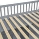 preview thumbnail 12 of 18, Full Size Loft Bed with Wardrobe, Space-Saving Wood House Bed Frame w/Safety Guard & Ladder for Boys, Girls, Small Bedroom, Grey