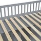 preview thumbnail 12 of 18, Full Size Wood House Loft Bed with Ladder and Wardrobe, Grey