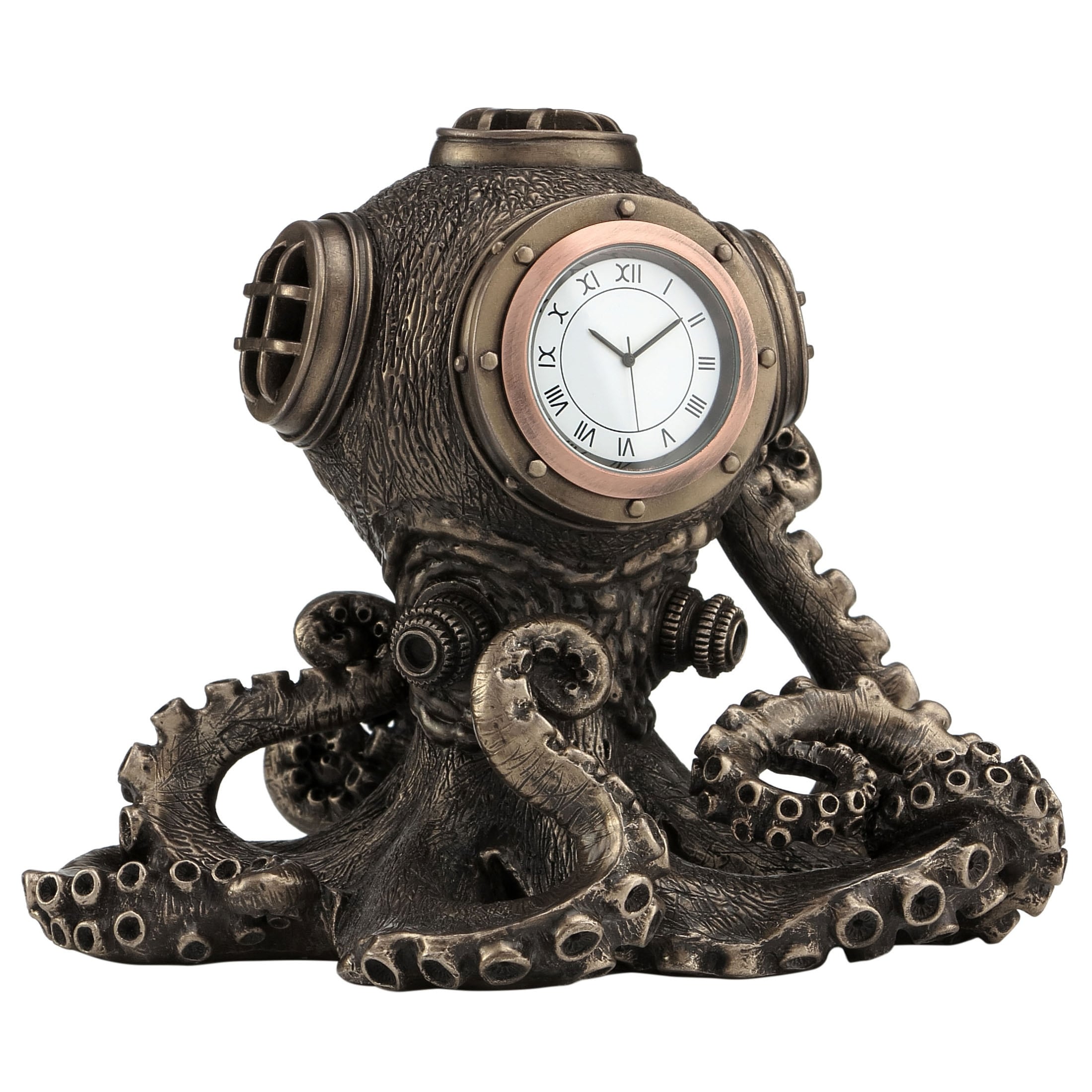 5.91 Clock Multi-Color Poly Resin