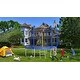 preview thumbnail 9 of 7, Trampoline with Basketball Hoop, Outdoor Trampoline with Enclosure Net