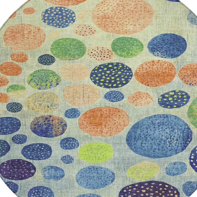 HomeRoots Geometric Transitional Rectangle Outdoor Rug