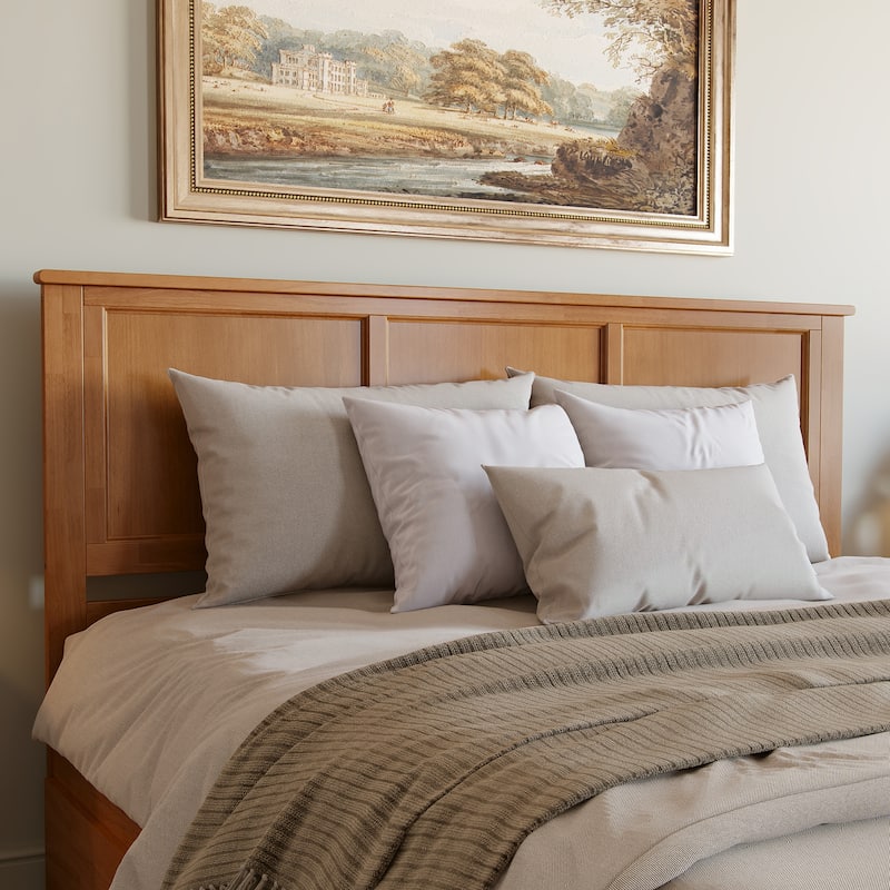 AFI Madison Platform Bed with Footboard & Twin XL Trundle