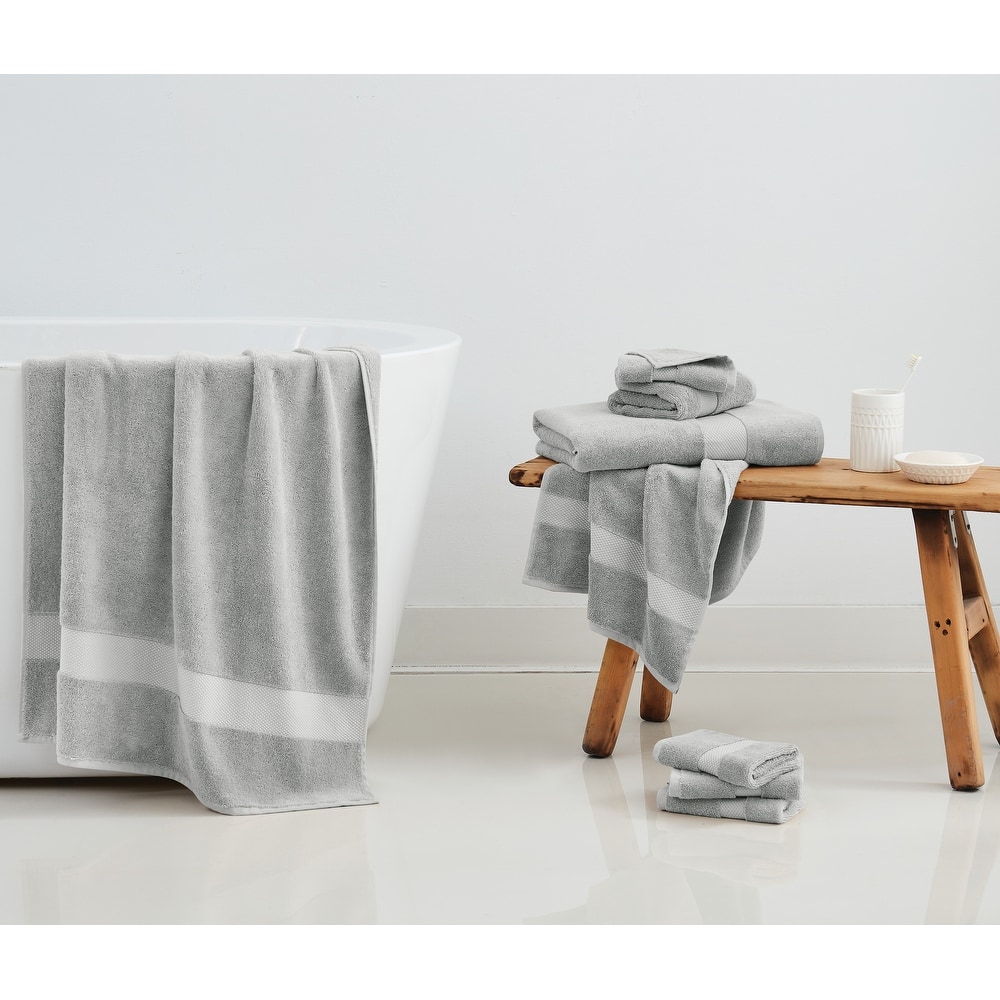 Christian Siriano NY Plush Turkish Cotton 8 Piece Towel Set