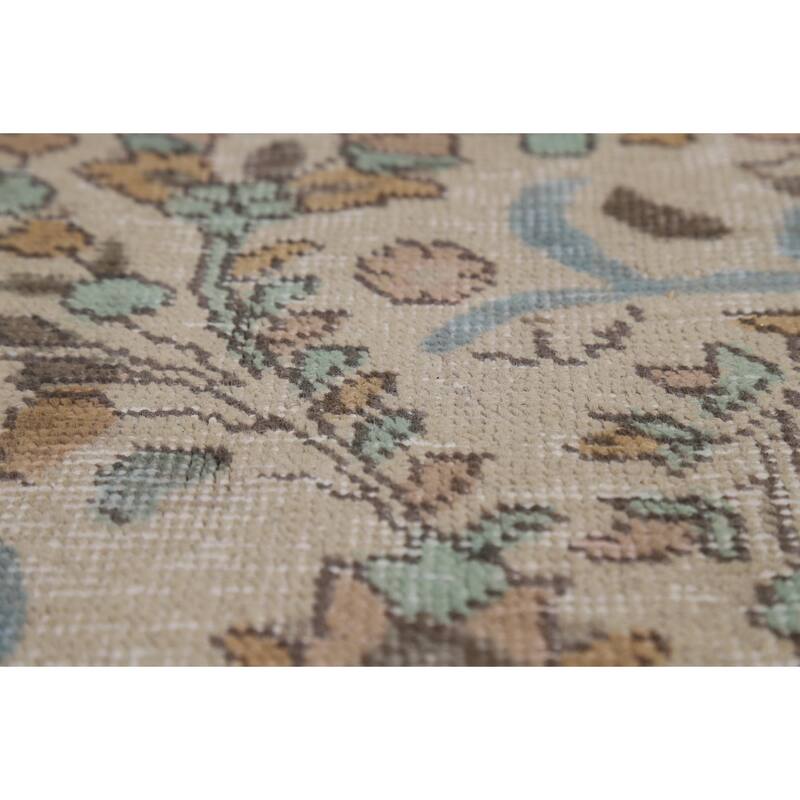 Medallion Tabriz Persian Area Rug Handmade Living Room Wool Carpet - 8'4"x 11'7"