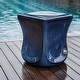 preview thumbnail 3 of 3, Uttermost Kaz Deep Blue Garden Stool