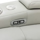 preview thumbnail 40 of 41, PU Leather Power Recline with LED Light Strip, Home Theater Seating