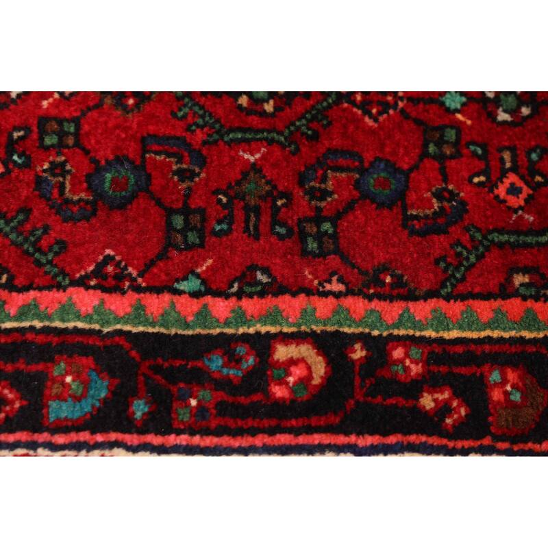 ECARPETGALLERY Hand-knotted Andelz Red Wool Rug - 3'5 x 4'7