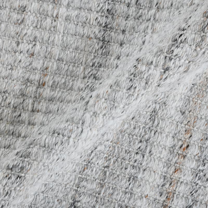 Lineage Gray Heathered Hand-Woven Area Rug 2' x 3'