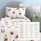 preview thumbnail 10 of 56, Linery & Co. Christmas Turkish Cotton Double-Brushed Flannel Bed Sheet Set