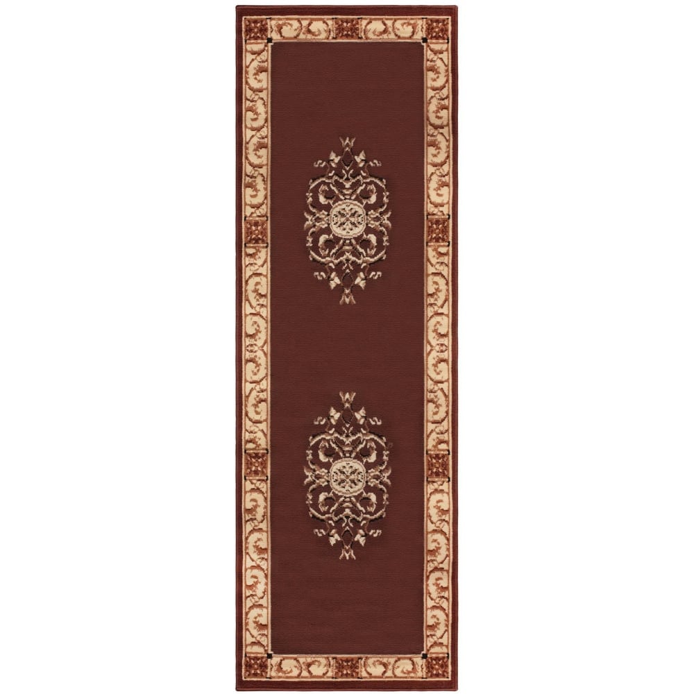 Superior Elegant Medallion Non-Slip Washable Indoor Area Rug