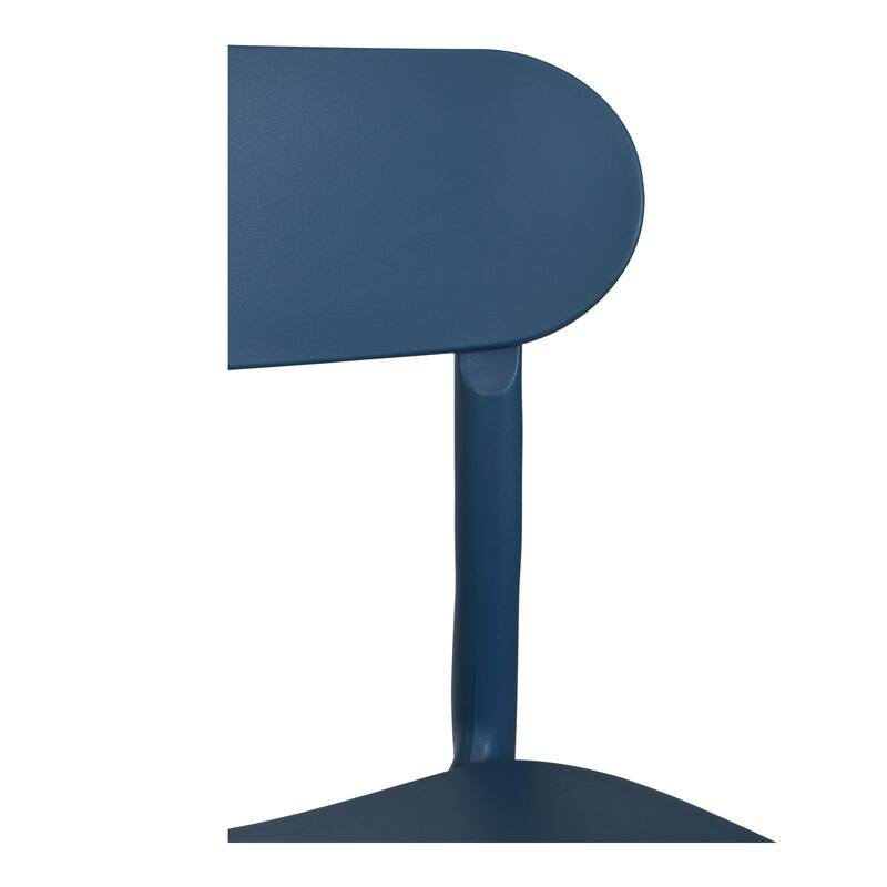 NADAAL STUDIOS Vance, Patio Dining Chairs, Black, Set of Two - 16.75 X 20.5 X 31