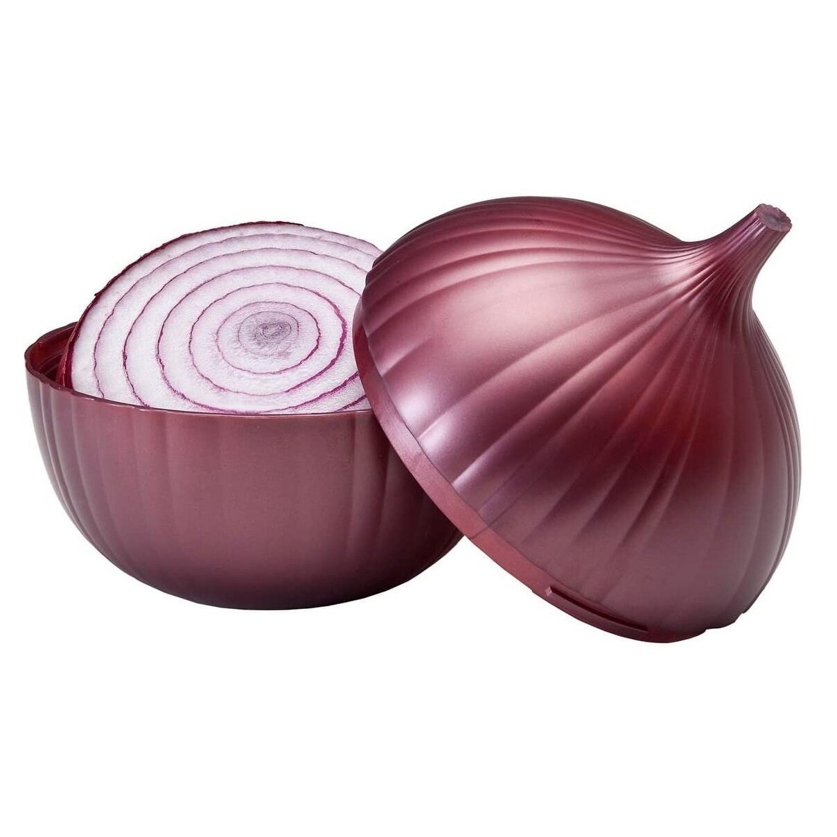 Hutzler Onion Saver Keeper Storage Durable Plastic Container - Keeps Fresh  Longer - 2 Pack - Yellow and Red Onion Set