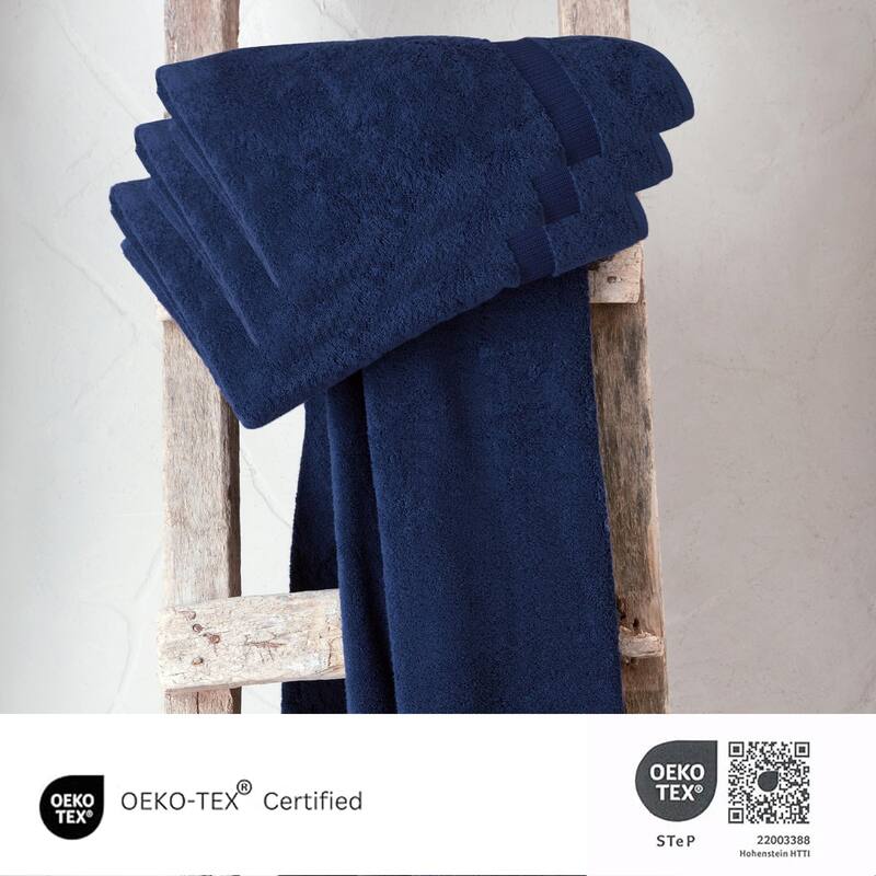 Salbakos Cotton Bath Towels Turkish Cotton Soft Absorbent Set of 4 - 27x54