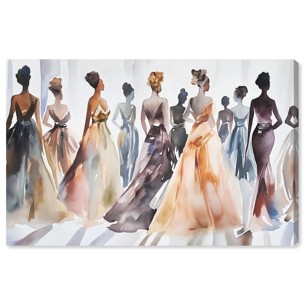 Model Lineup Canvas by Art Remedy, Gallery Wrapped