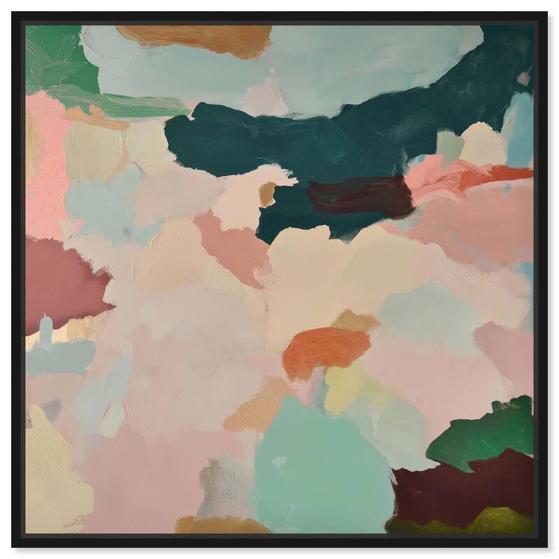 Brushed Beauty IV Canvas by Art Remedy - Black - 12" x 12"