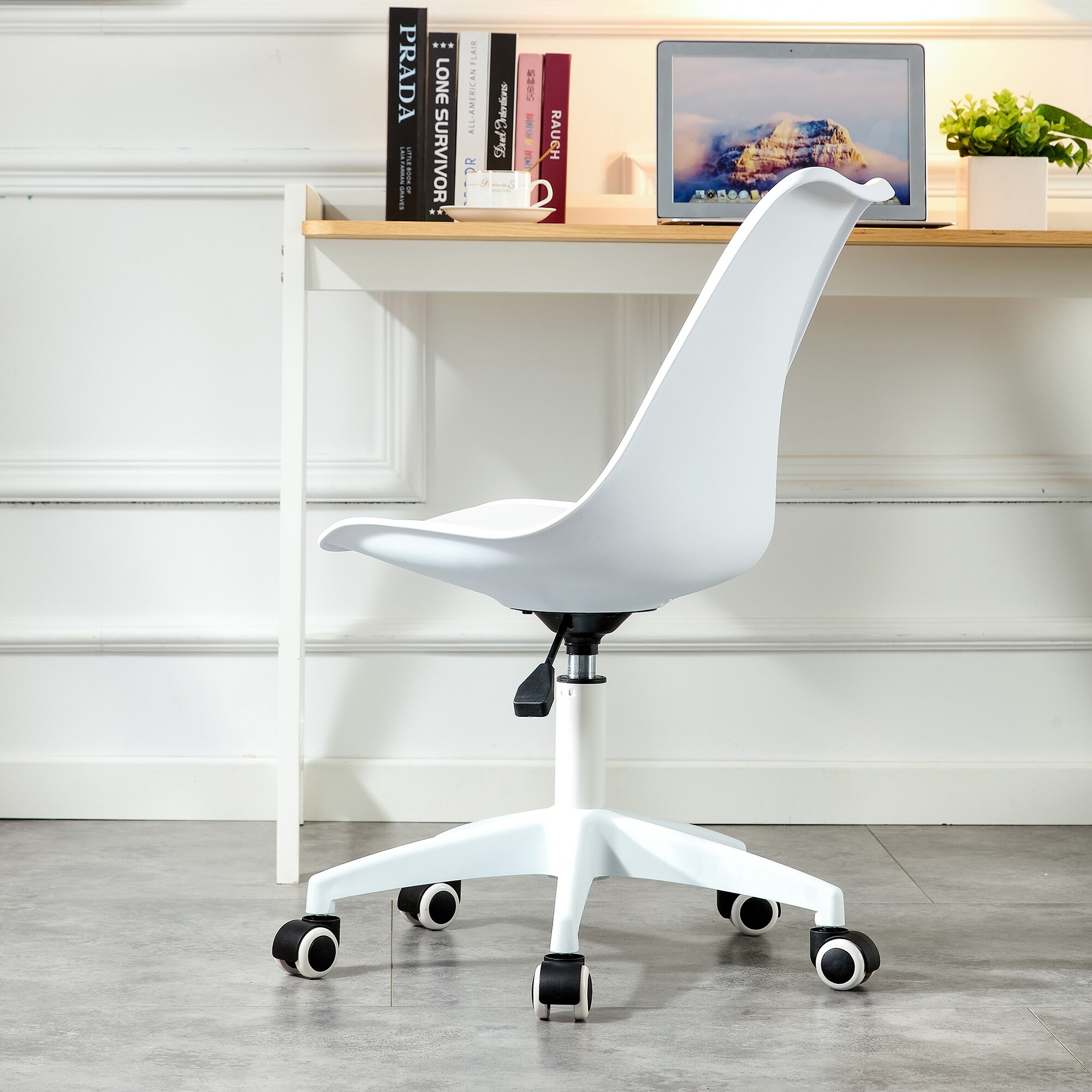 Modern Home Office Desk Chairs, Adjustable 360 °Swivel Chair