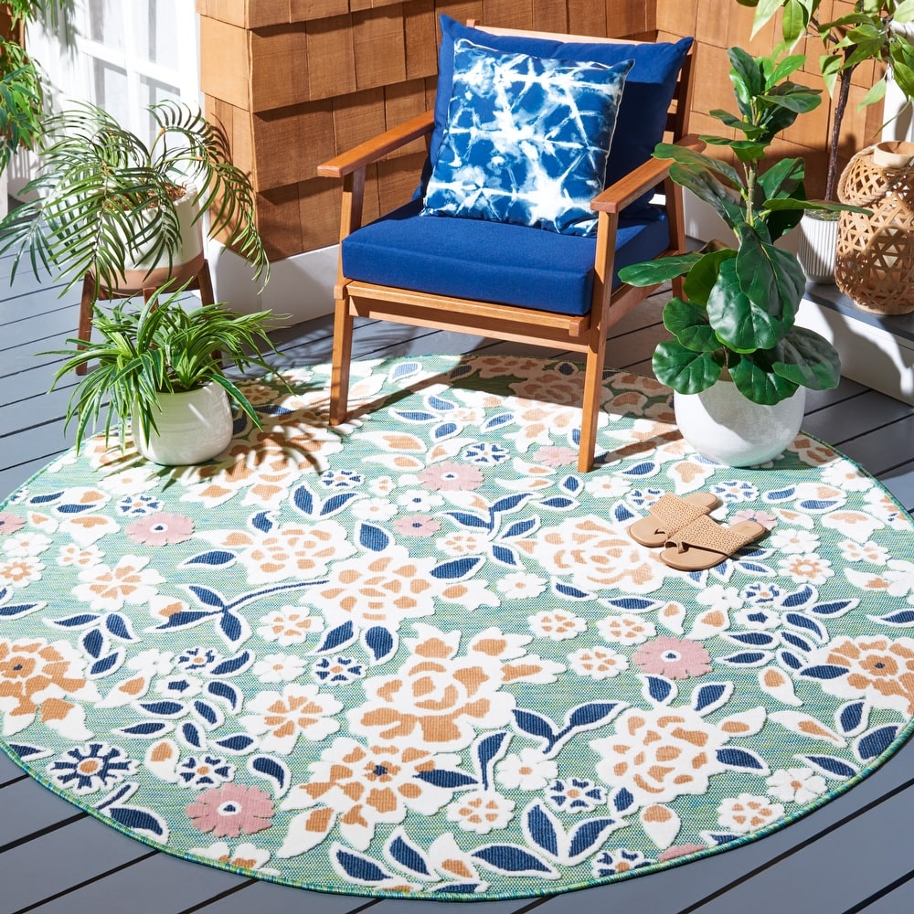 SAFAVIEH Cabana Cassie Indoor/ Outdoor Waterproof Transitional Rug