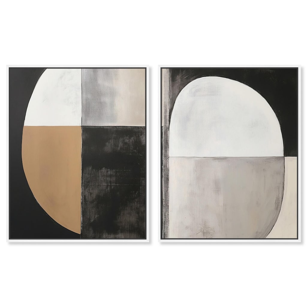 Tonal Rhythm Canvas Set of 2 by Art Remedy