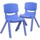 preview thumbnail 41 of 47, 2 Pack Plastic Stackable School Chair with 12"H Seat, Preschool Seating