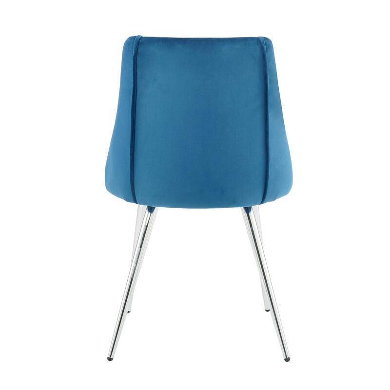 Modern Light Luxury Dining Chairs with Metal Legs-Set of 4